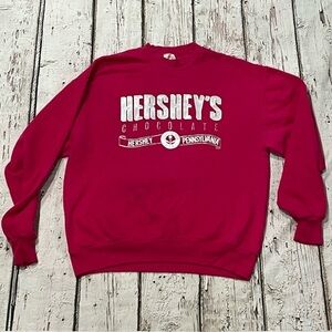 Vintage Hershey's Chocolate 80s Pullover Crewneck 1980s Sweatshirt
